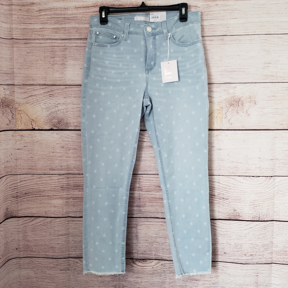 LC Lauren Conrad Skinny Crop Jeans 12 NWT